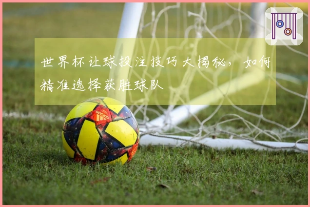 世界杯让球投注技巧大揭秘，如何精准选择获胜球队