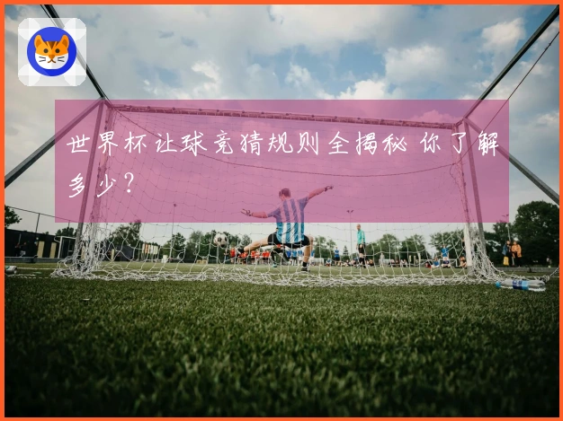 世界杯让球竞猜规则全揭秘 你了解多少？