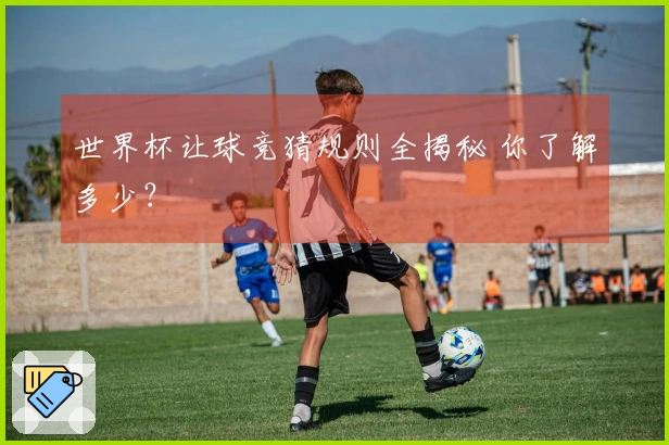 世界杯让球竞猜规则全揭秘 你了解多少？