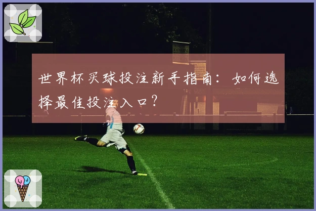 世界杯买球投注新手指南：如何选择最佳投注入口？
